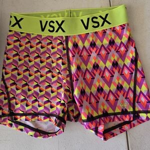 Victoria's Secret VSX Sports Colorful The a player Hot Shorts Neon XS